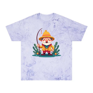 Colorful Fisherman Unisex Tee - Bold Vibes Adventure Wear - Dipaliz - Amethyst / s - T-shirts