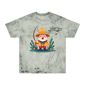 Colorful Fisherman Unisex Tee - Bold Vibes Adventure Wear - Dipaliz - Fern / s - T-shirts