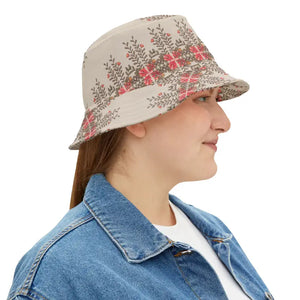 Flowers Bucket Hat Vibrant Orange Bloom Bright Style - Dipaliz - Hats