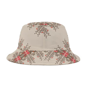 Flowers Bucket Hat Vibrant Orange Bloom Bright Style - Dipaliz - Hats