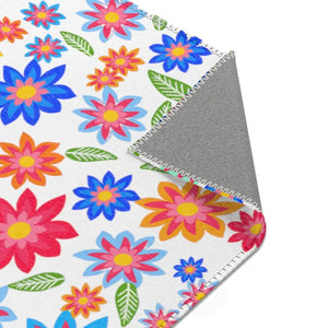 Flowers Pattern Area Rugs - Vibrant Chic Home Decor - Dipaliz