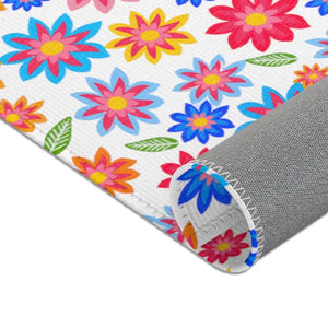 Flowers Pattern Area Rugs - Vibrant Chic Home Decor - Dipaliz