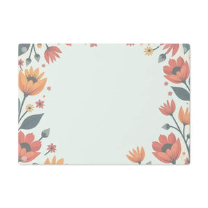 Colorful Flowers Cutting Board Durable Tempered Glass by Dipaliz - Boards
