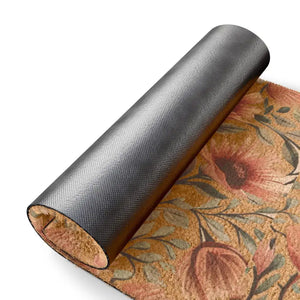 Colorful Flowers Tufted Coir Coconut Fiber Doormat - Dipaliz - 24’’ x 16’’ - Door Mats