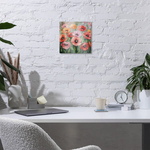 Colorful Blooms Metal Wall Art – Flower Print - Dipaliz - Visual Artwork