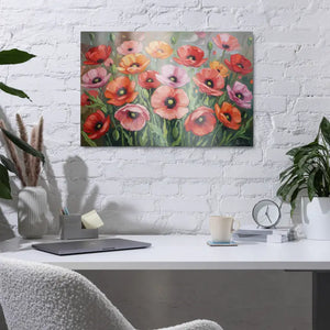Colorful Flowers Metal Prints Vibrant Wall Art Dipaliz - 20″×30″ - Artwork