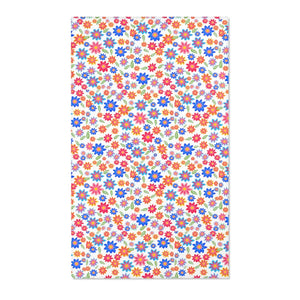 Colorful Flowers Pattern Rug – Soft Chenille - Dipaliz - Rugs