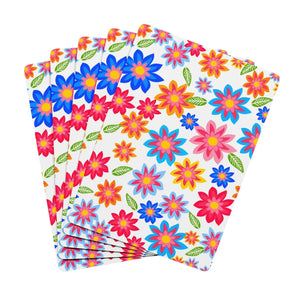 Vibrant Flower Poker Playing Cards - 300gsm Cardstock - Dipaliz - Card Games