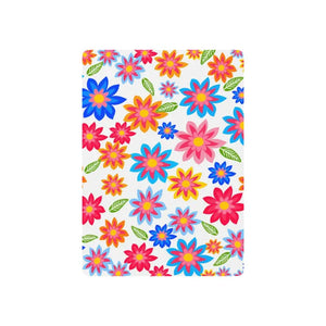 Colorful Flower Poker Playing Cards - Vibrant Deck - Dipaliz - 2.5’’ x 3.5’’ / White / Semi Glossy - Card Games