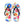 Colorful Flowers Flip Flops - Vibrant Comfort Style - Dipaliz - l / Black Sole - Slippers