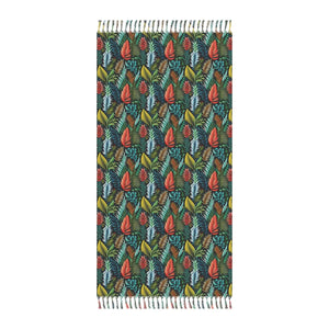Colorful Foliage Beach Blanket – Polyester Cloth - Dipaliz - Towels
