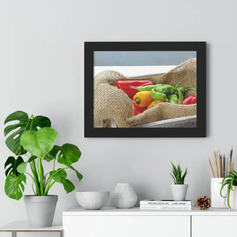 Spice Up your Space with Vibrant Colored Peppers Poster