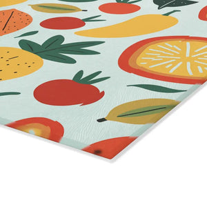 Colorful Fruit Glass Cutting Board for Food Lovers Kitchen Decor - Dipaliz - Boards