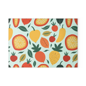 Colorful Fruit Glass Cutting Board for Food Lovers Kitchen Decor - Dipaliz - Boards