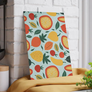 Colorful Fruit Glass Cutting Board for Food Lovers Kitchen Decor - Dipaliz - 8’’ x 11’’ / Rectangle - Boards