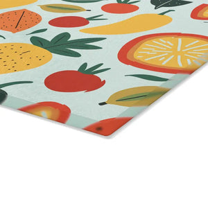 Colorful Fruit Glass Cutting Board for Food Lovers Kitchen Decor - Dipaliz - Boards
