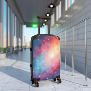 Galaxy Design Suitcase - Colorful Durable Travel Accessory - Dipaliz - Small / Black - Suitcases