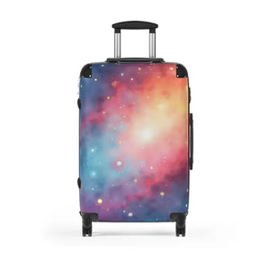 Galaxy Design Suitcase - Colorful Durable Travel Accessory - Dipaliz - Medium / Black - Suitcases