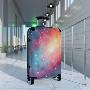 Vibrant Galaxy Design Suitcase Polycarbonate Travel Accessory Dipaliz - Suitcases