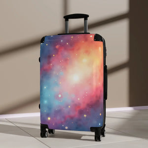 Vibrant Galaxy Design Suitcase Polycarbonate Travel Accessory Dipaliz - Suitcases