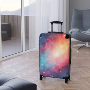 Vibrant Galaxy Design Suitcase Polycarbonate Travel Accessory Dipaliz - Suitcases