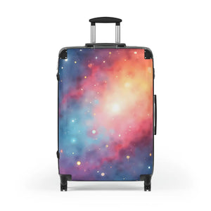 Vibrant Galaxy Design Suitcase Polycarbonate Travel Accessory Dipaliz - Suitcases