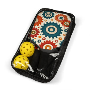 Colorful Gears Pickleball Paddle Set - Wood Kit - Dipaliz - Paddles