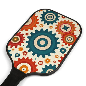 Dipaliz Colorful Gears Pickleball Paddle Set - Vibrant High Performance - 7.5’’ × 15.5’’ - Paddles