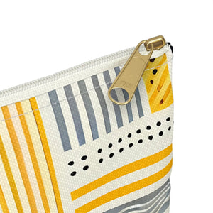 Vibrant Spun Polyester Accessory Pouch - Wrinkle-free - Dipaliz - Cosmetic & Toiletry Bags