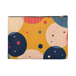 Vibrant Geometric Accessory Pouch - Bold Patterns - Dipaliz - Cosmetic & Toiletry Bags
