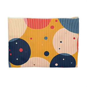 Vibrant Geometric Accessory Pouch - Bold Patterns - Dipaliz - Cosmetic & Toiletry Bags