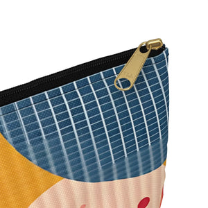 Vibrant Geometric Accessory Pouch - Bold Patterns - Dipaliz - Cosmetic & Toiletry Bags