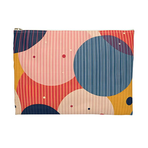 Vibrant Geometric Accessory Pouch - Bold Patterns - Dipaliz - Cosmetic & Toiletry Bags