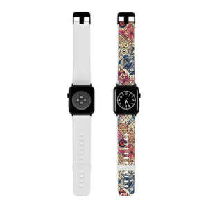 Vibrant Geometric Apple Watch Band - Soft Silicone - Dipaliz - Bands