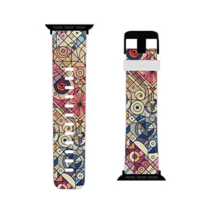Vibrant Geometric Apple Watch Band - Colorful Style - Dipaliz - Bands