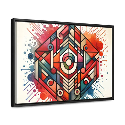 Liven Up your Space with Colorful Geometric Gallery Canvas Wraps