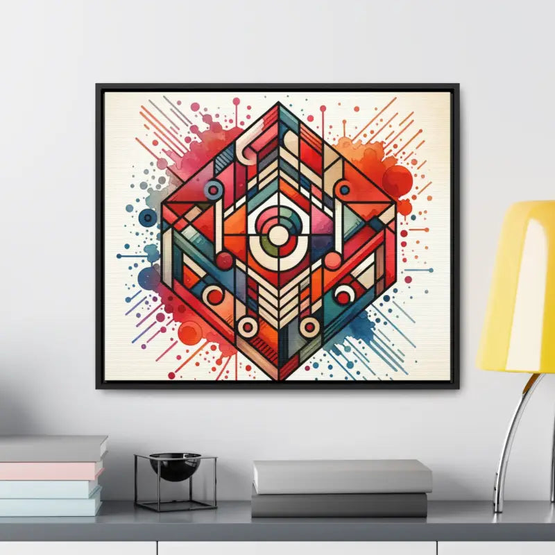 Liven Up your Space with Colorful Geometric Gallery Canvas Wraps