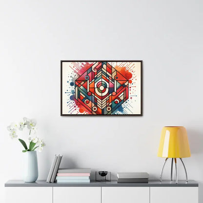 Liven Up your Space with Colorful Geometric Gallery Canvas Wraps