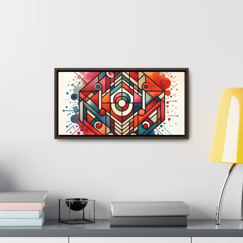 Liven Up your Space with Colorful Geometric Gallery Canvas Wraps