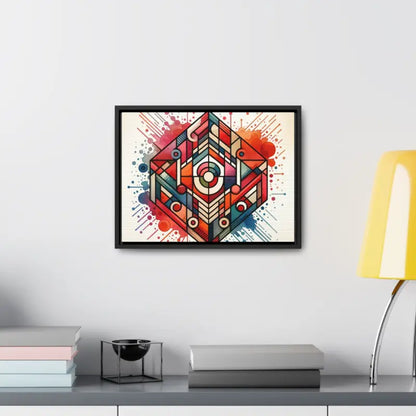 Liven Up your Space with Colorful Geometric Gallery Canvas Wraps