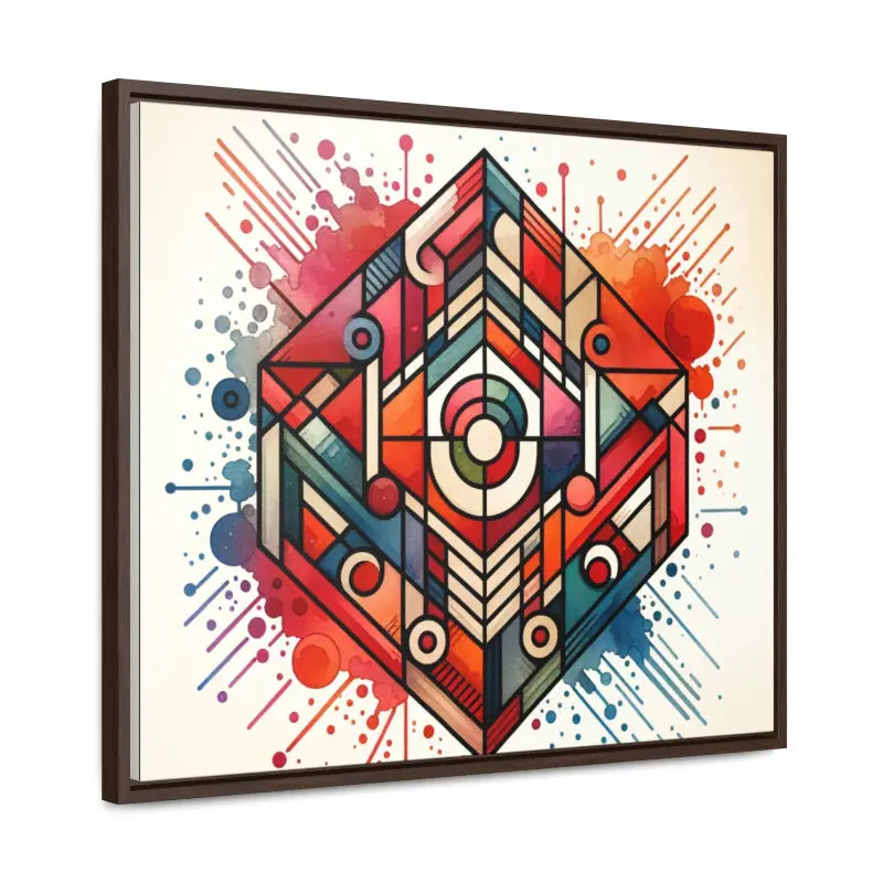 Liven Up your Space with Colorful Geometric Gallery Canvas Wraps