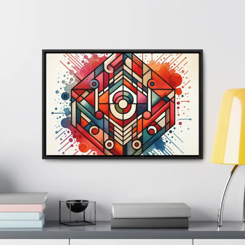 Liven Up your Space with Colorful Geometric Gallery Canvas Wraps