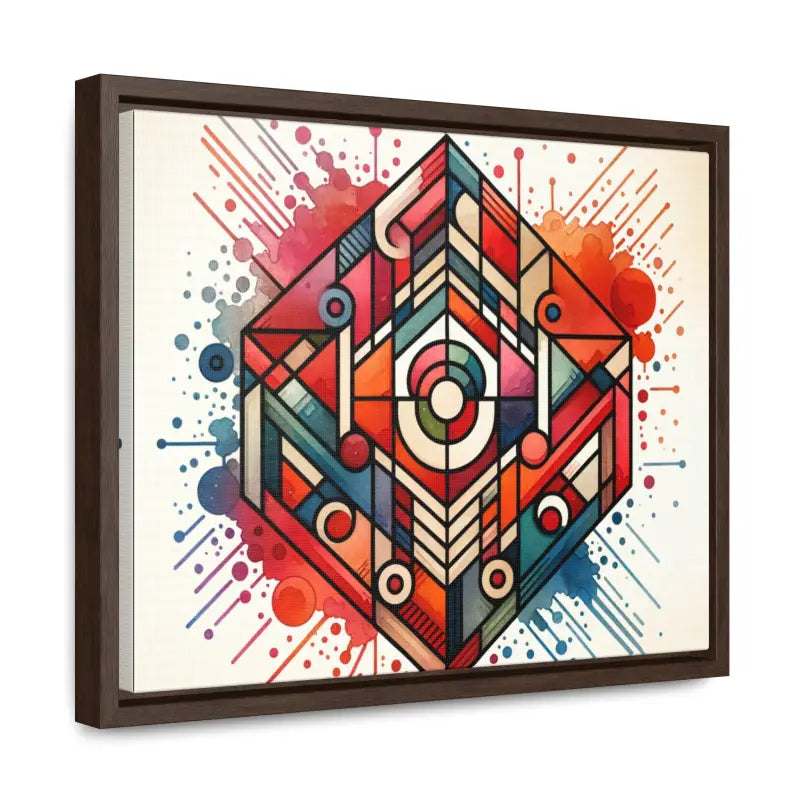 Liven Up your Space with Colorful Geometric Gallery Canvas Wraps