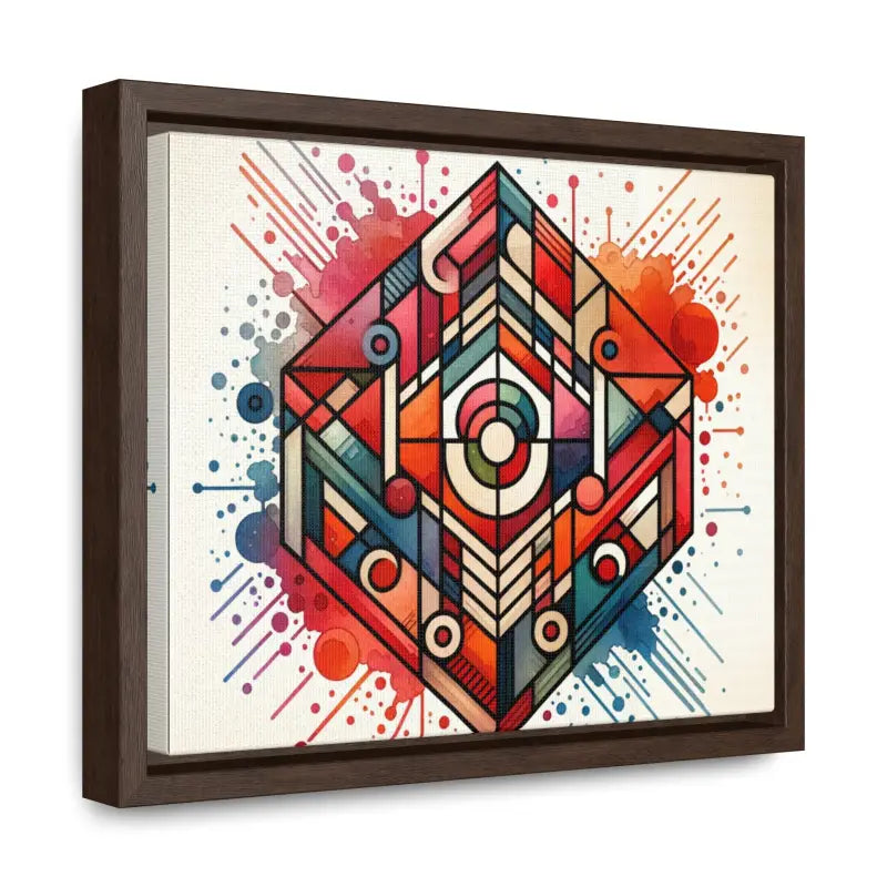 Liven Up your Space with Colorful Geometric Gallery Canvas Wraps