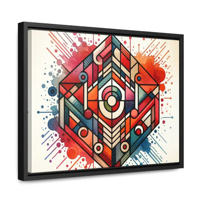 Liven Up your Space with Colorful Geometric Gallery Canvas Wraps