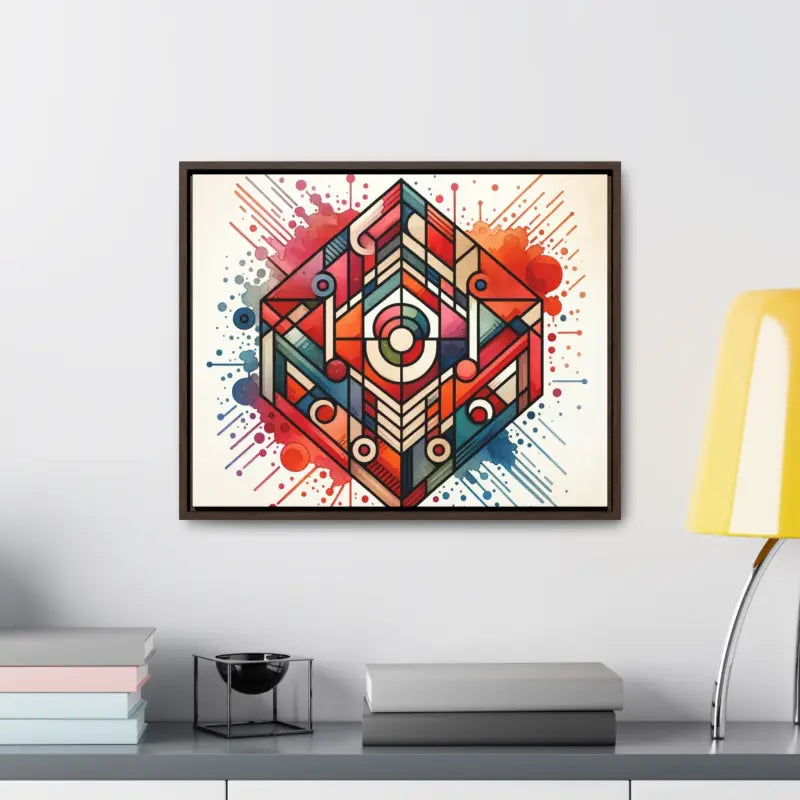 Liven Up your Space with Colorful Geometric Gallery Canvas Wraps