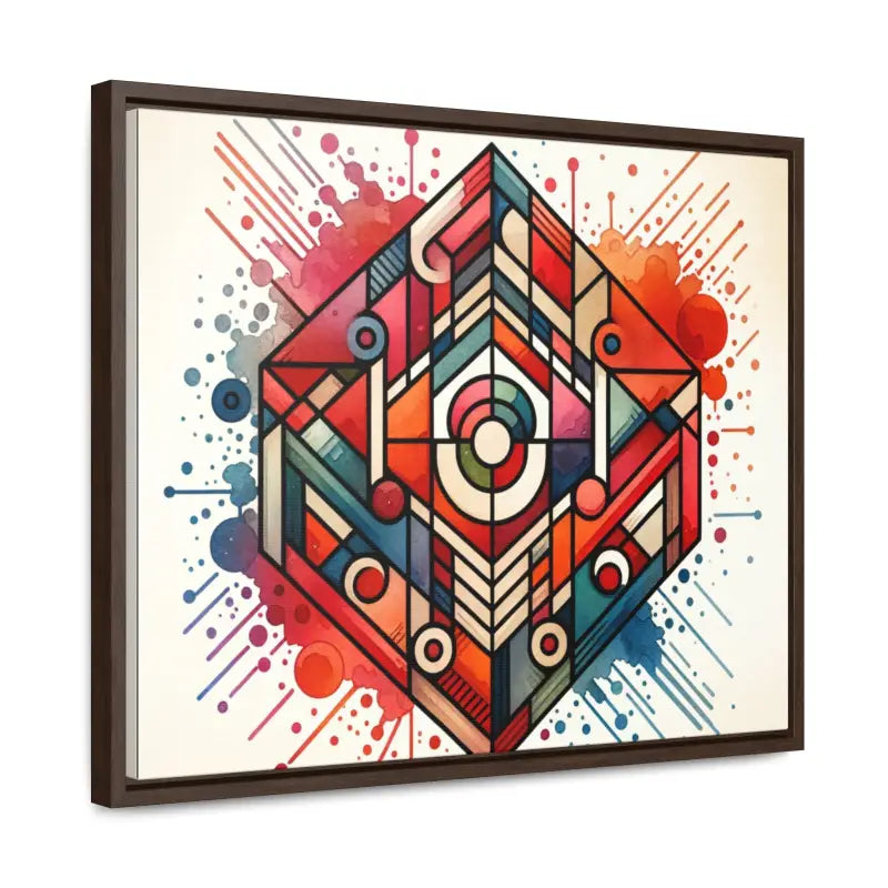 Liven Up your Space with Colorful Geometric Gallery Canvas Wraps