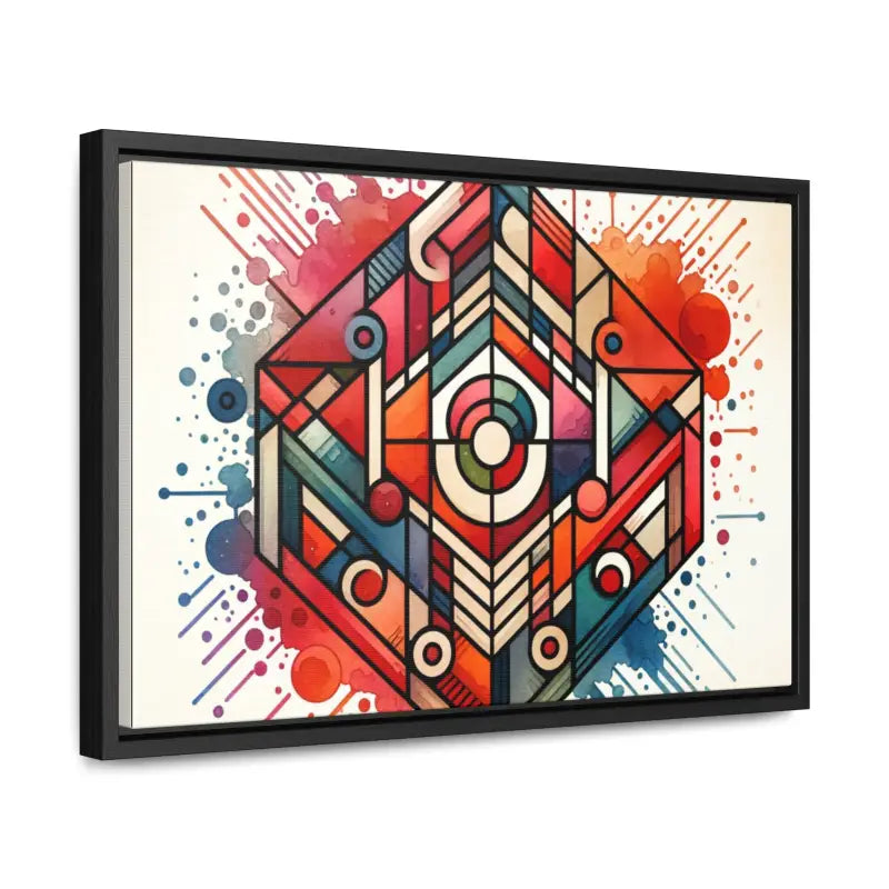 Liven Up your Space with Colorful Geometric Gallery Canvas Wraps