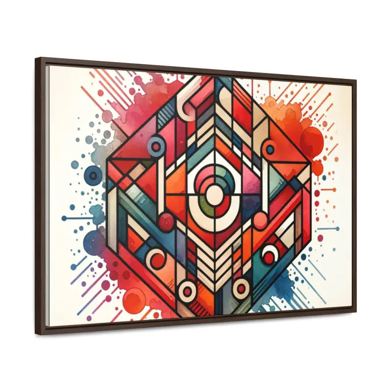 Liven Up your Space with Colorful Geometric Gallery Canvas Wraps