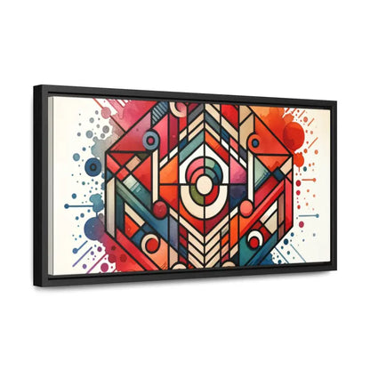 Liven Up your Space with Colorful Geometric Gallery Canvas Wraps